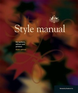 Style manual for authors, editors and printers